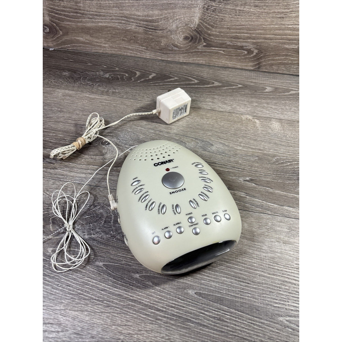 Conair Sound Machine Radio Alarm Clock Su7 Sleep Therapy - Tested & Working