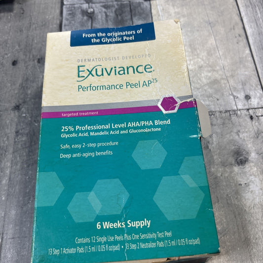 Exuviance Performance Peel AP25 - Anti-Wrinkle Glycolic Peel - Open Box See Pics