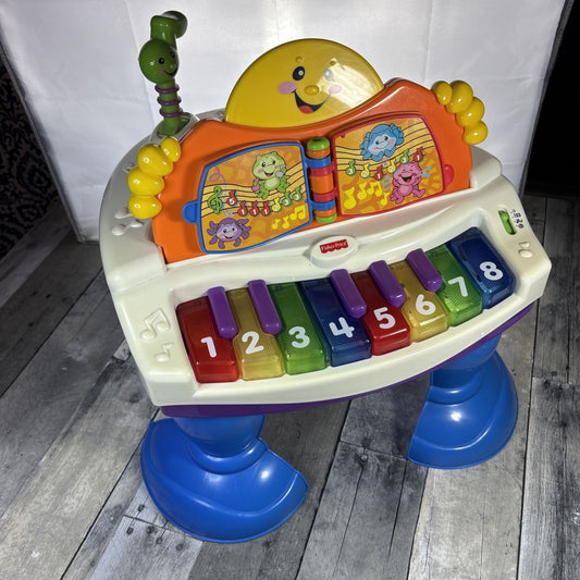 2006 Fisher Price Grand Piano Baby Toddler Laugh & Learn Toy Tested & Works