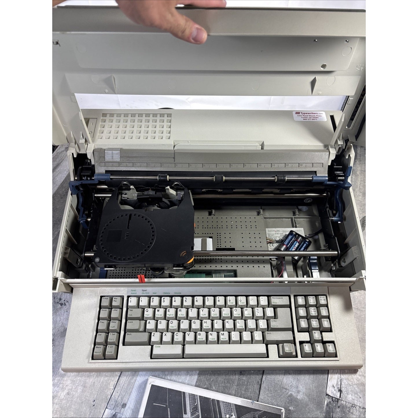 IBM Wheelwriter 3500 Lexmark Electronic Typewriter TESTED W/ Manual