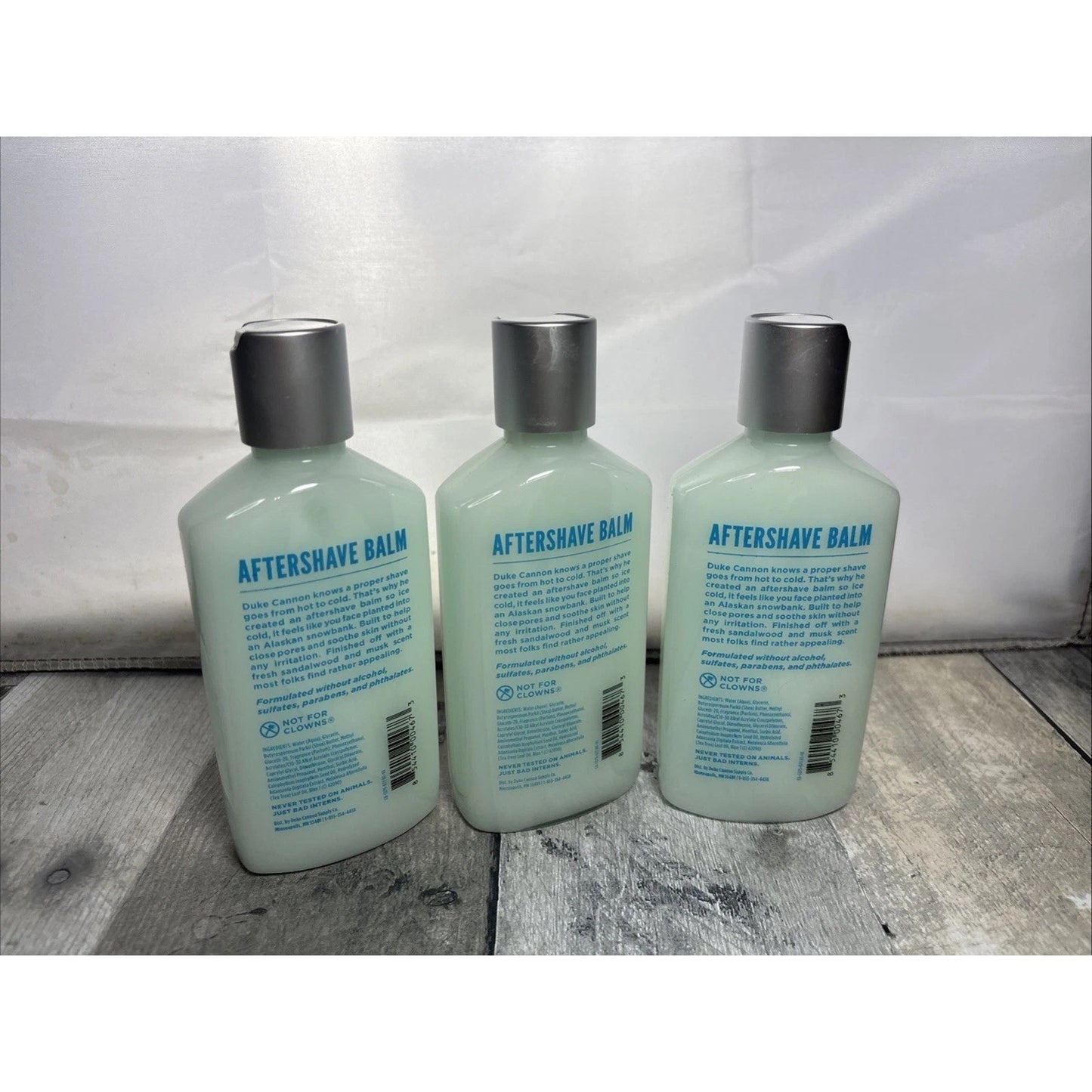 Duke Cannon Supply Co ICE COLD After Shave Balm ( Lot of 3 ) 6fl oz Each USA