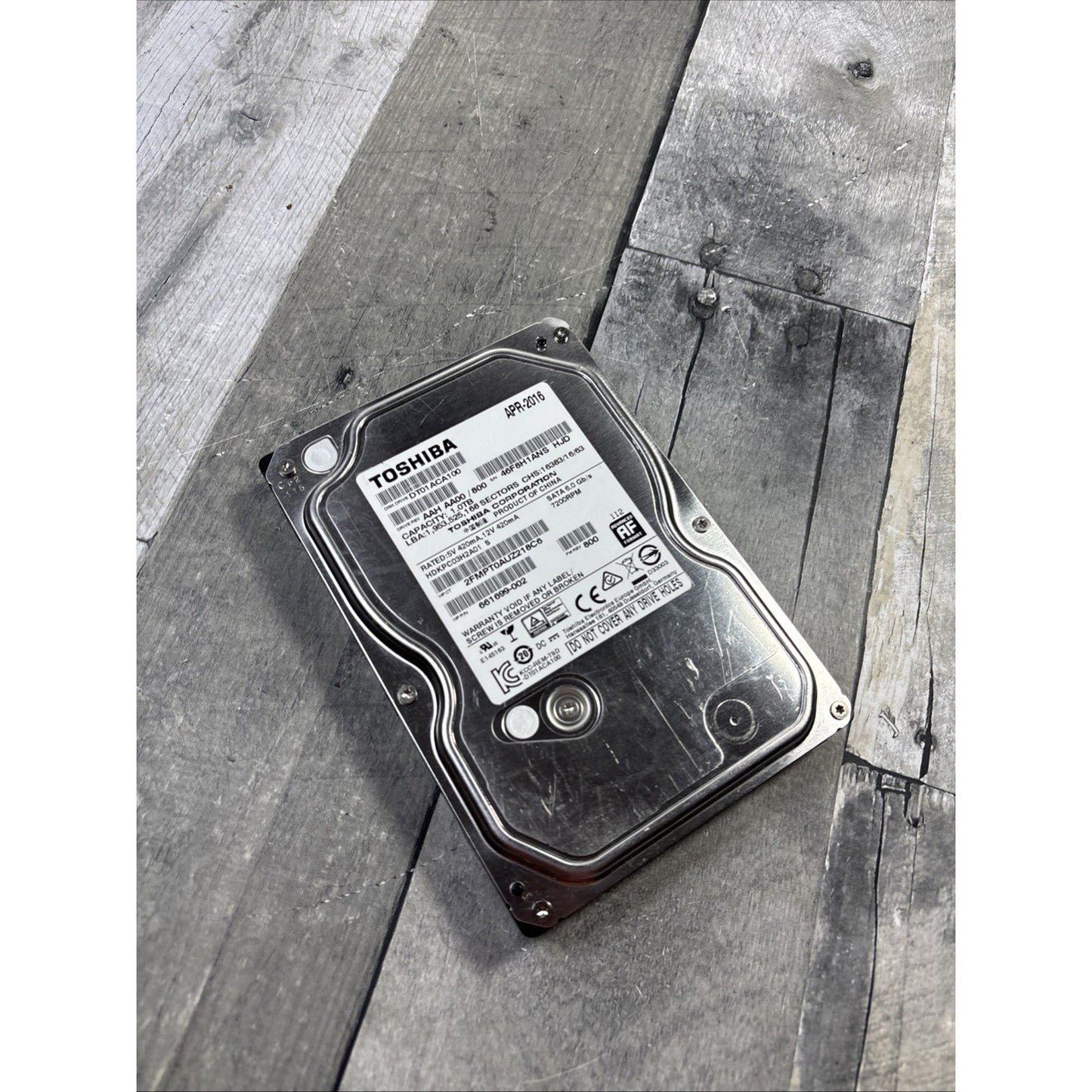 Toshiba 1TB Internal 7200RPM 3.5" (DT01ACA100) HDD