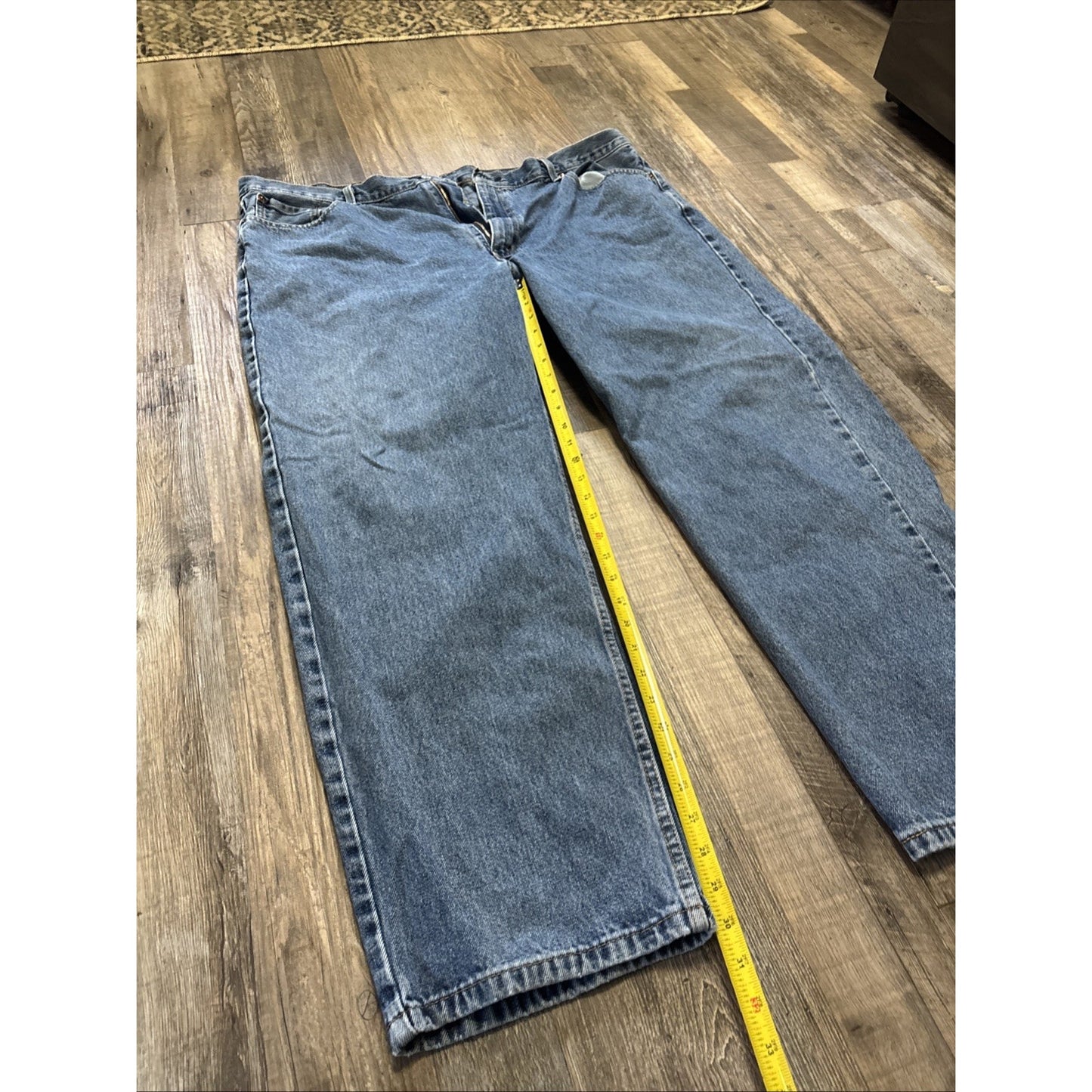 Levis 550 Relaxed Fit Jeans Mens 46x32 Medium Wash Blue Denim 100% Cotton
