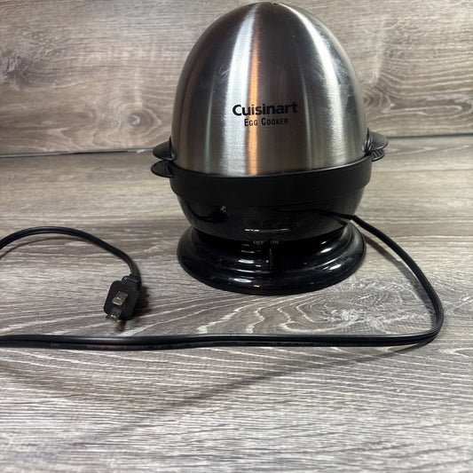 Cuisinart Egg Cooker Stainless Series Model CEC-7 Black Tested/Works
