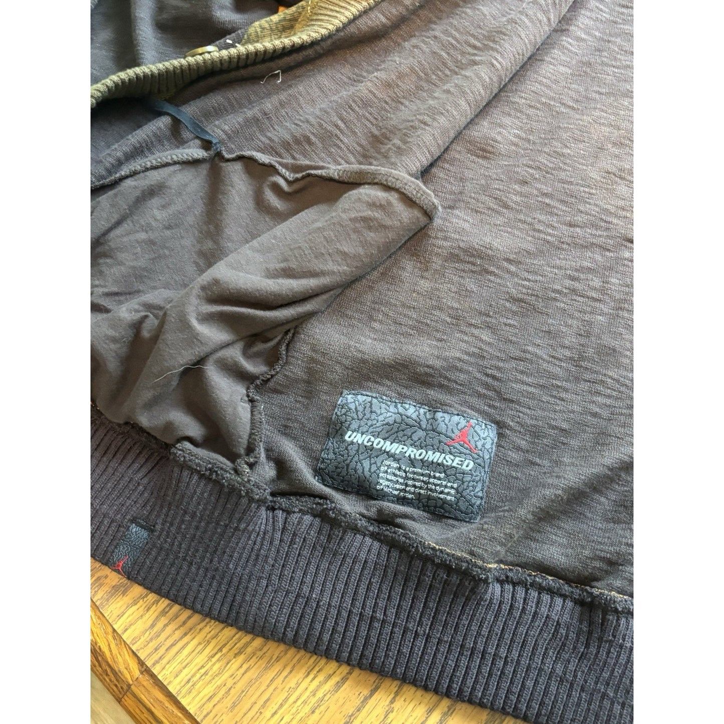 Nike Air Jordan Argyle Style Soft Sweater Sweat Shirt Men Size XXL