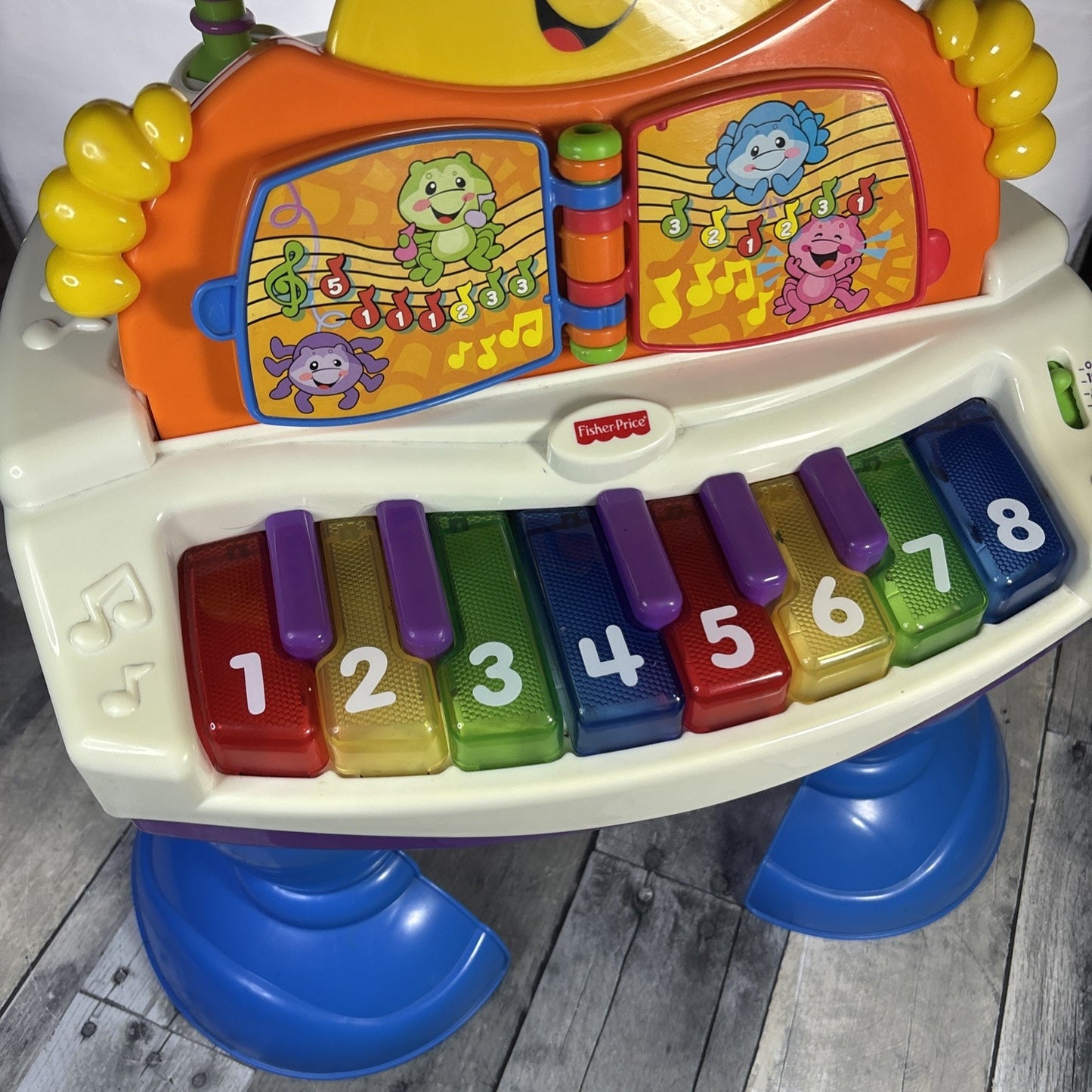 2006 Fisher Price Grand Piano Baby Toddler Laugh & Learn Toy Tested & Works