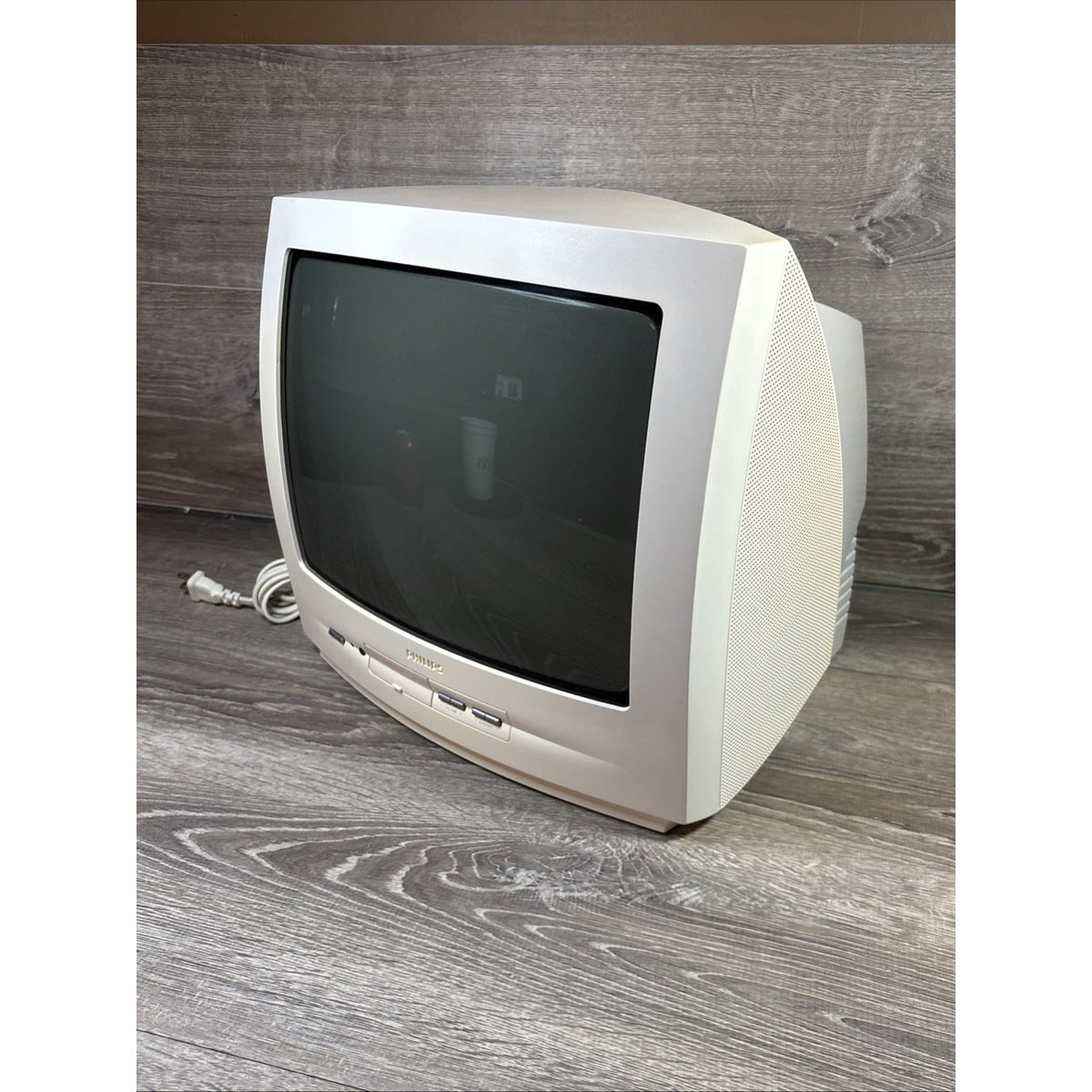 PHILIPS CRT TV 13 Inch Screen Retro Gaming Model 13PR12W121 No Remote WORKS