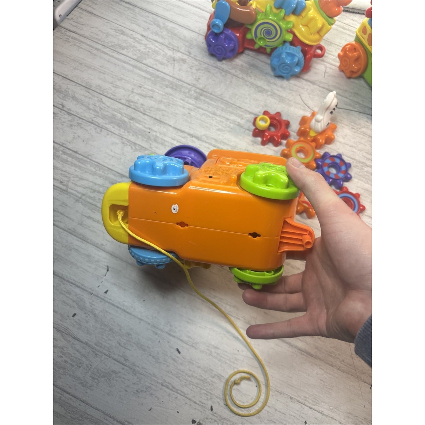 VTech GearZooz Roll and Roar Animal Train Musical Gears Smart Play WORKS