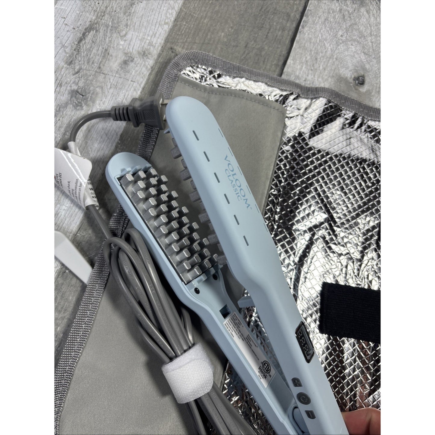 Voloom Classic 1-1/2" Hair Volumizing Iron Ceramic Texture Root Lifter OIPW15-2
