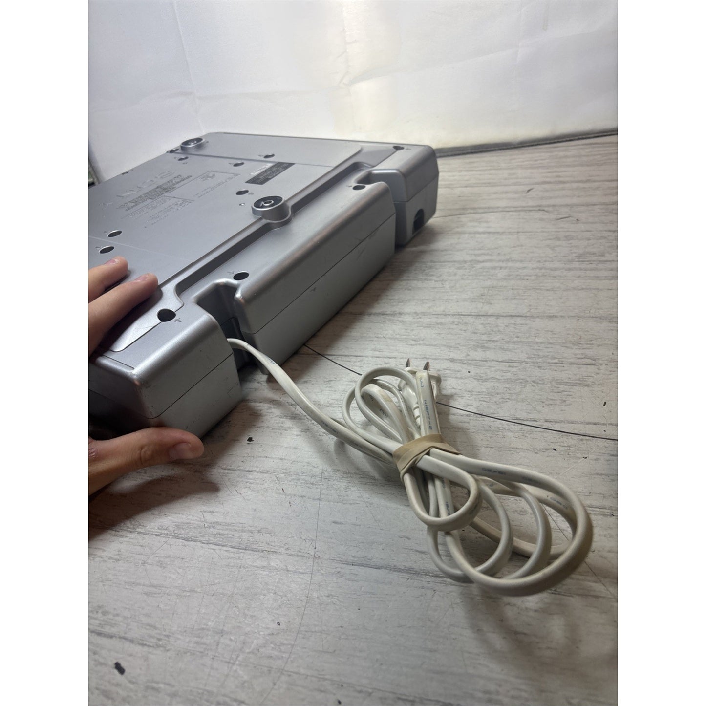 SONY ICF-CDK50 Under Cabinet AM/FM Radio CD Player *Tested Working* No Remote