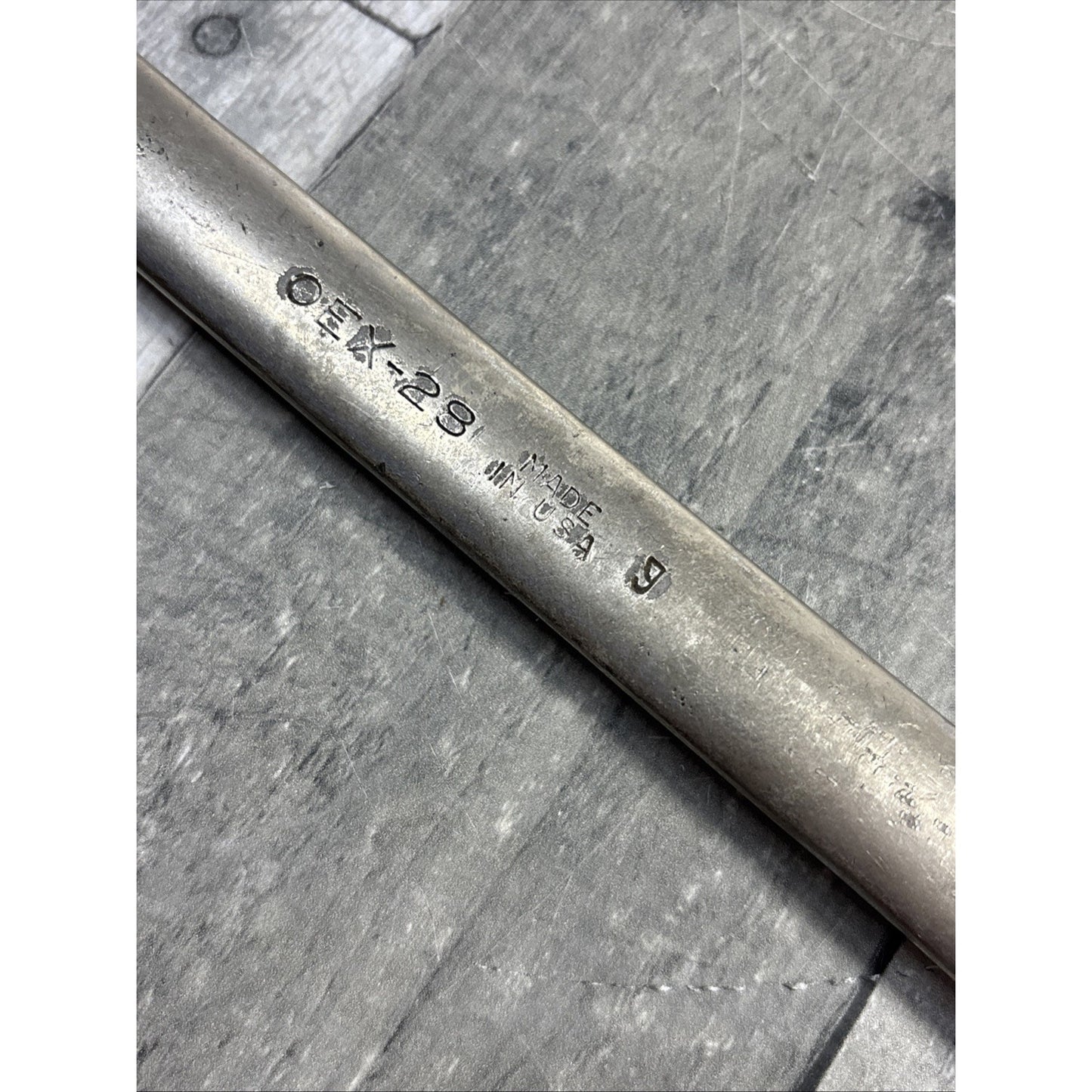 1939 Snap-on USA 7/8" Standard Length 12 Point Combination Wrench OEX28 VINTAGE