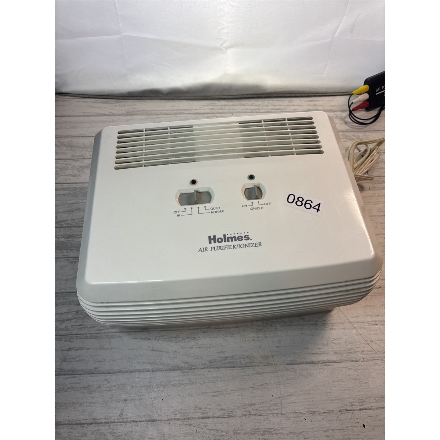 Holmes Air Purifier Ionizer 3 Speed Fan Tabletop Model HAP-240 Tested