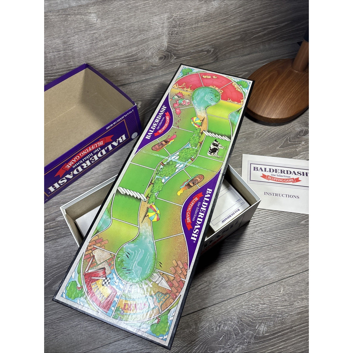 Gameworks Balderdash Vintage 1984 Complete Board Game Word Dice 2+ 10+