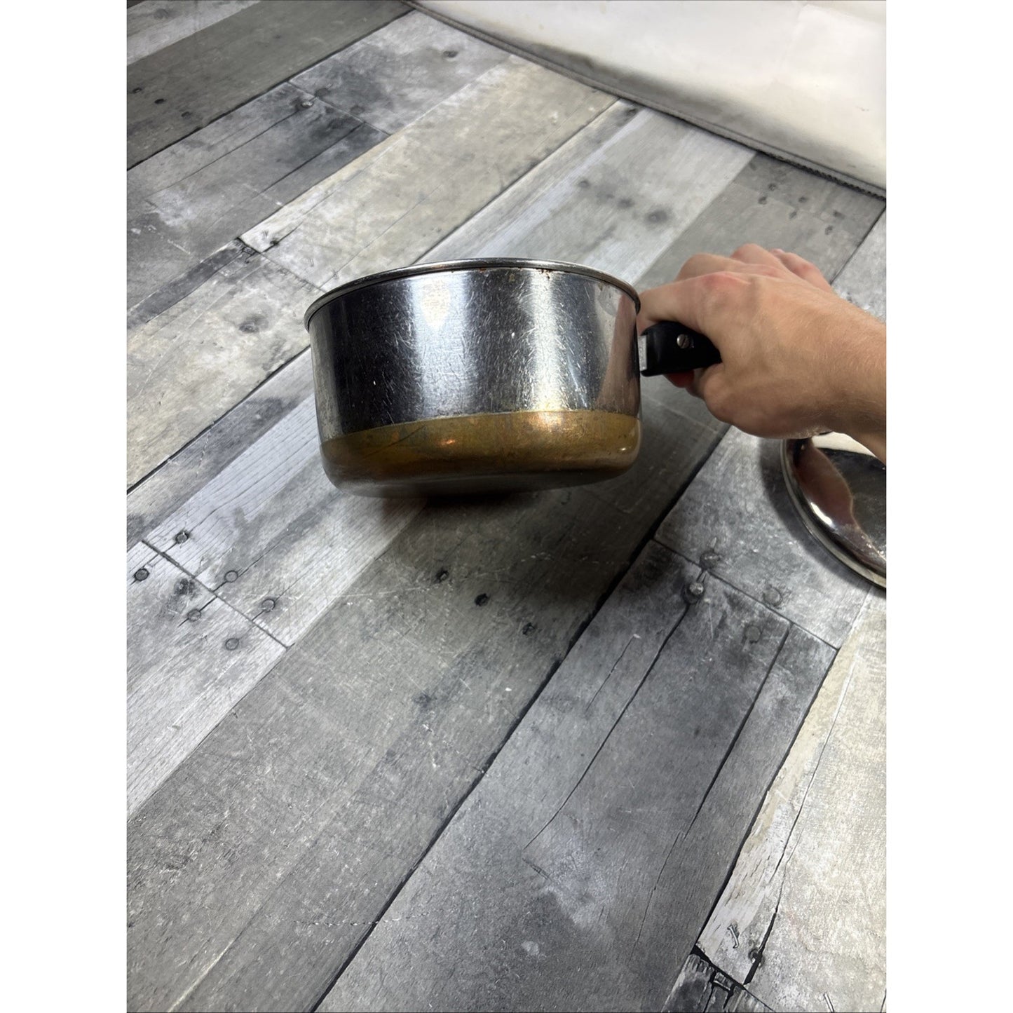 Revere Ware 1801 Copper Bottom 1 Qt Sauce Pan with Lid