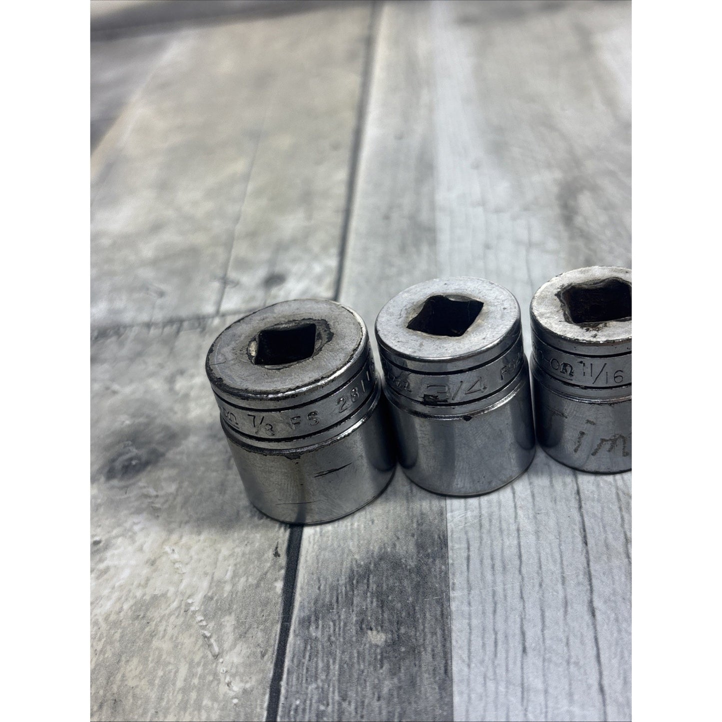 Snap on FS Series 6 Point Set Lot Of 7 - FS 121 141 201 221 241 281 F181