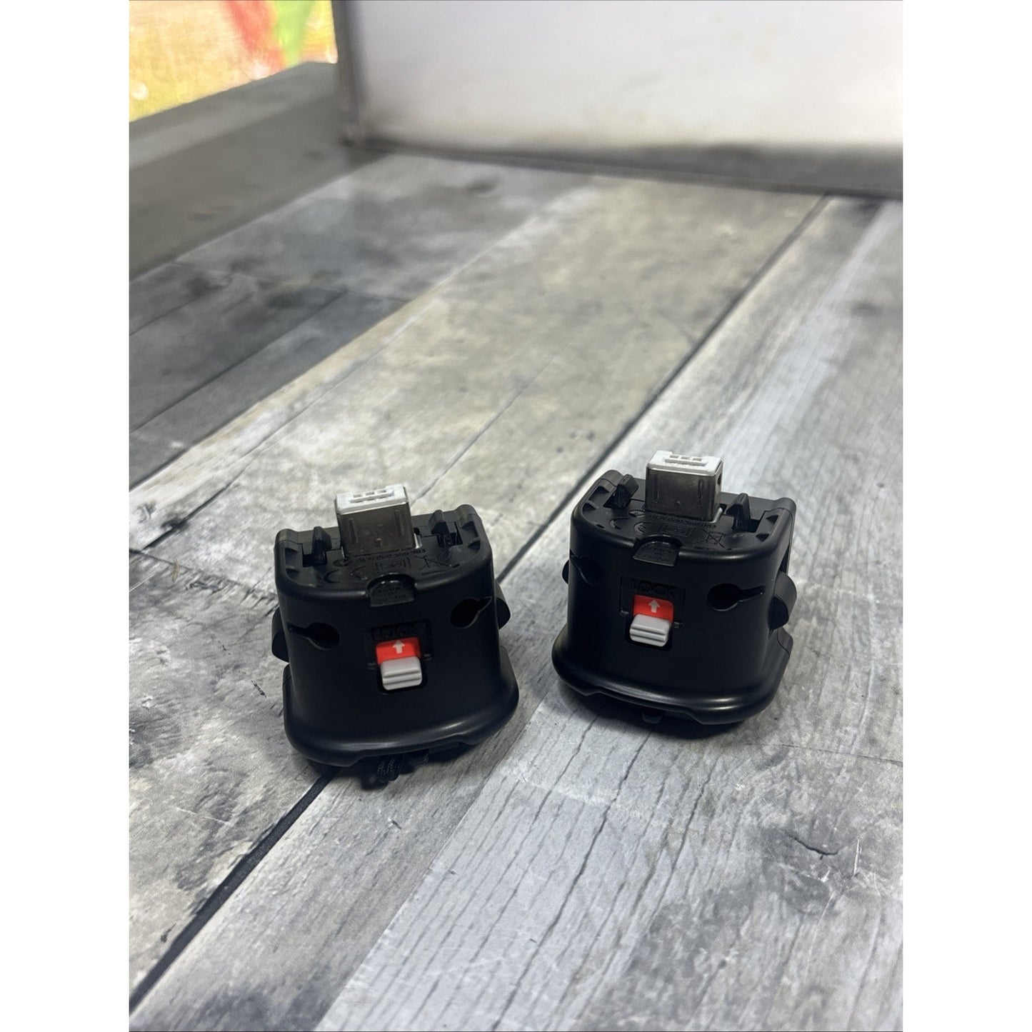 Lot of 2 Nintendo Wii MotionPlus Adapter RVL-026 OEM Official Black - Tested