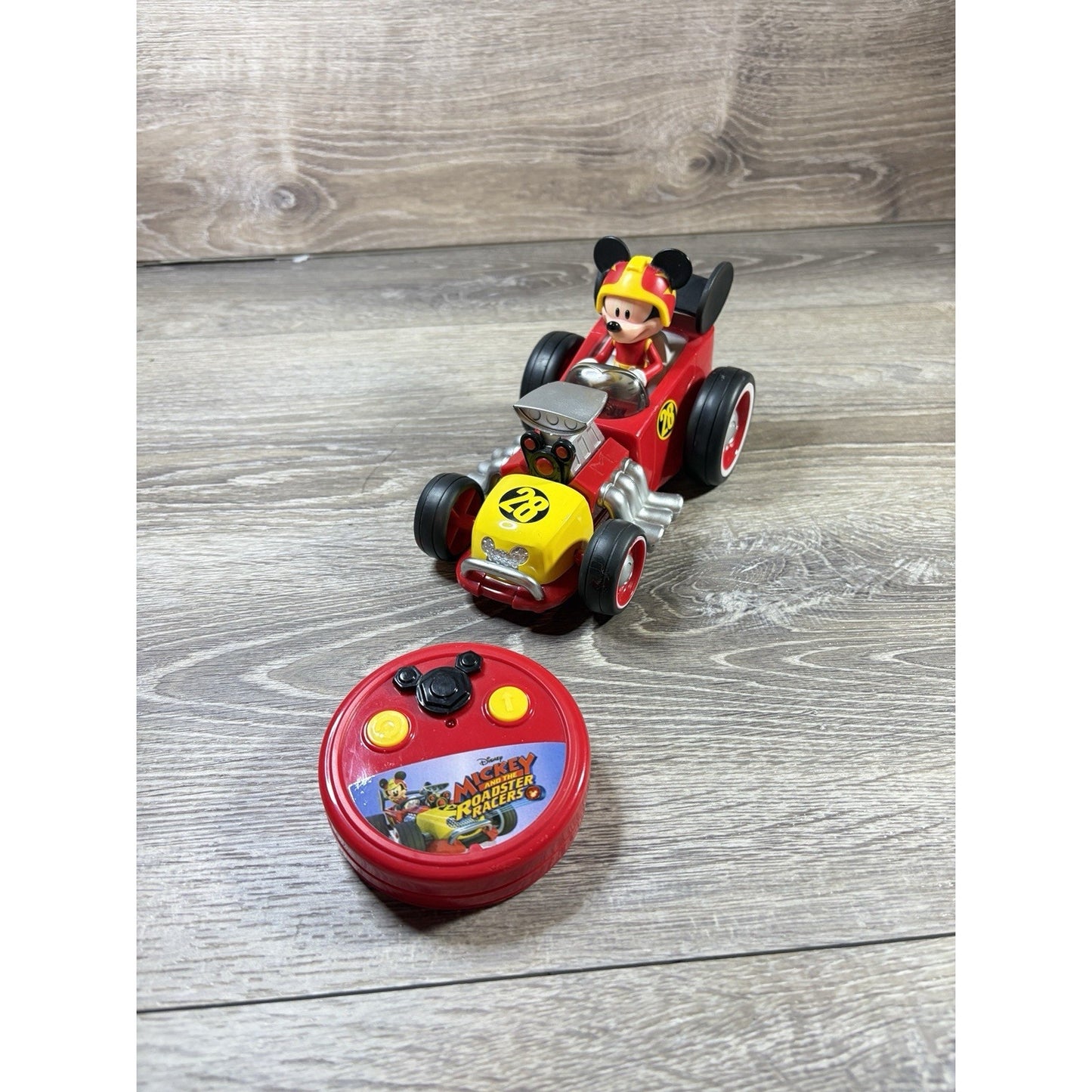 DISNEY Mickey and The Roadster Racers RC Remote Control Car Tested Working