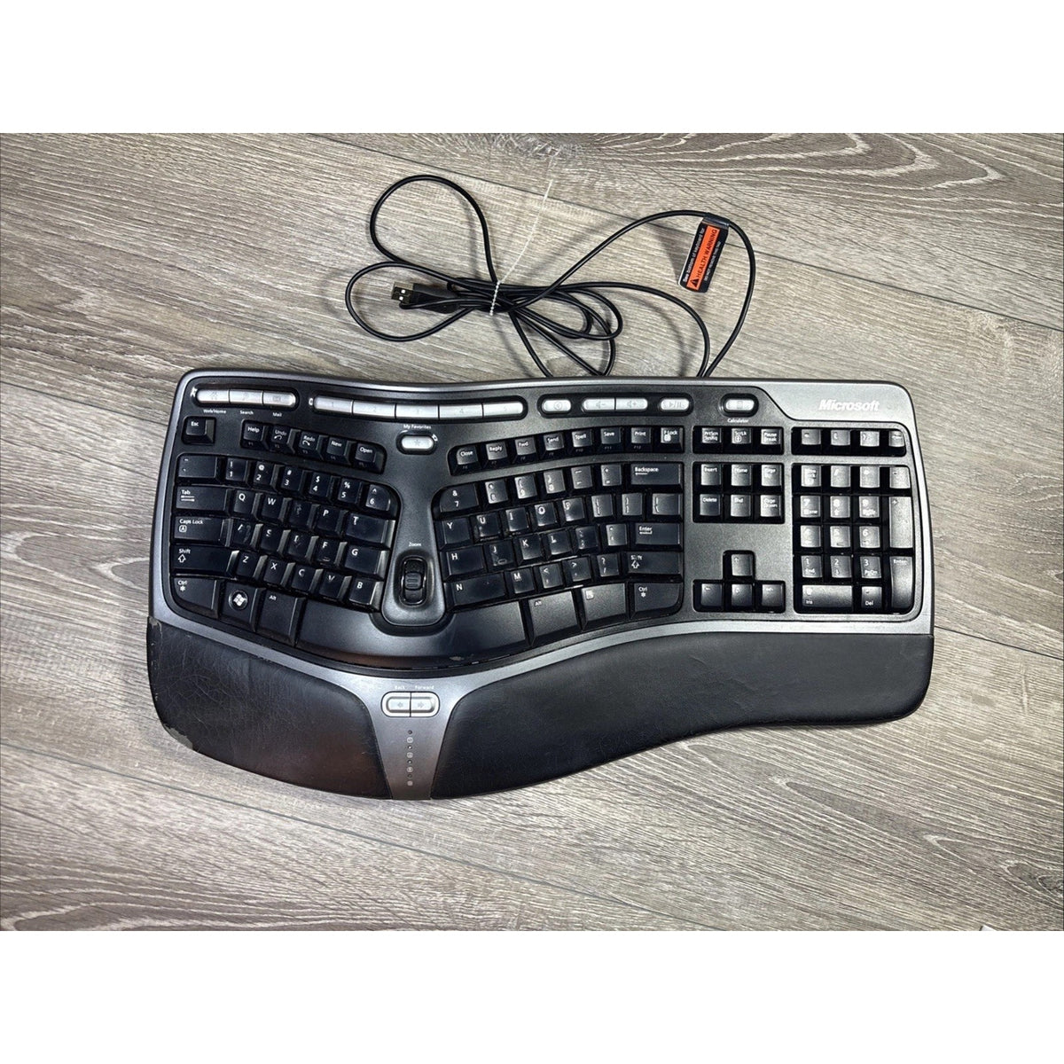 Microsoft Natural Ergonomic Keyboard 4000 v1.0 USB Wired Black Gray KU-0462