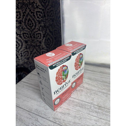 2 NEURIVA Original Brain Supplement Memory Focus Concentration 50ct x2 Exp 11/27