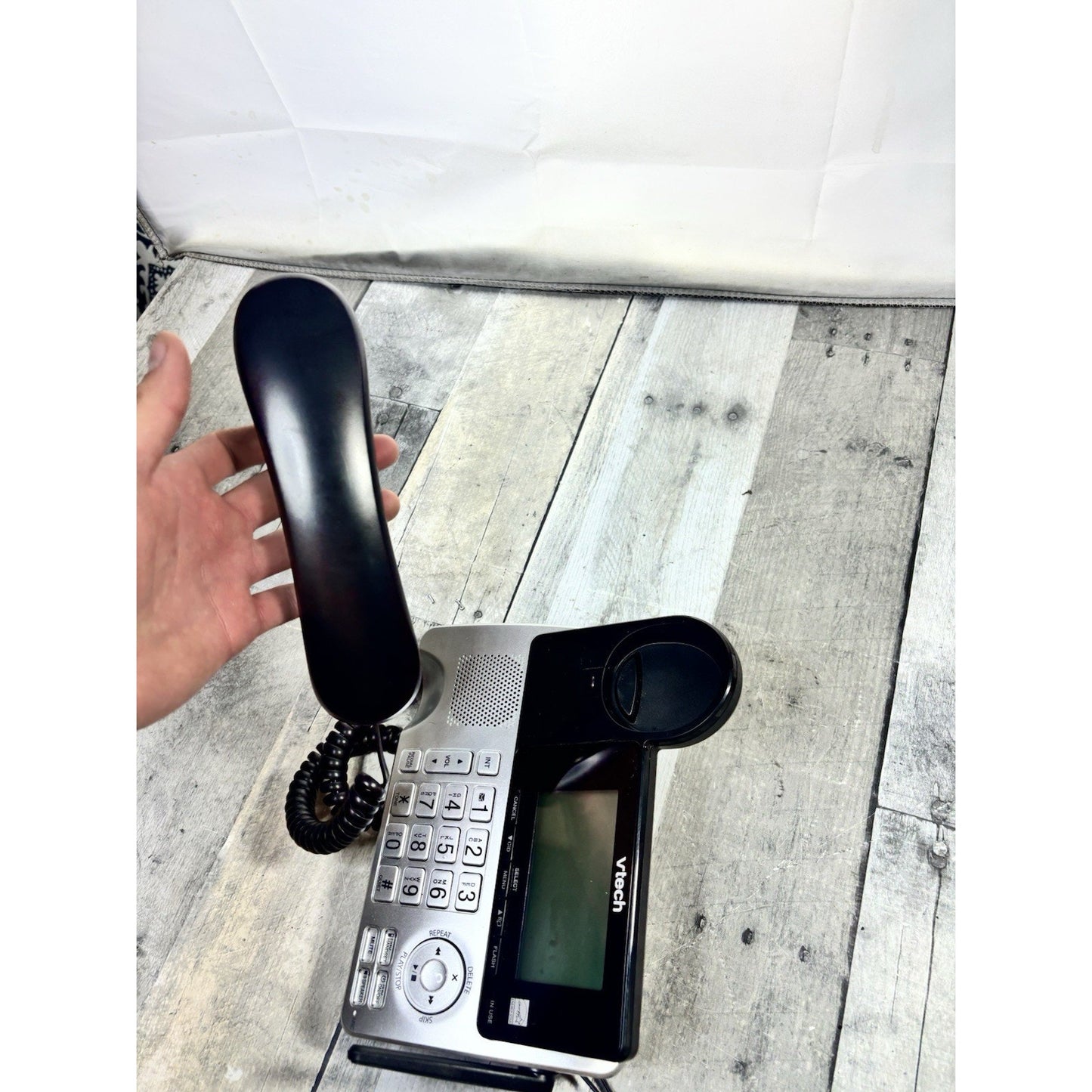 VTech CS5249 Corded Phone w Digital Answering Machine Caller ID Tested READ