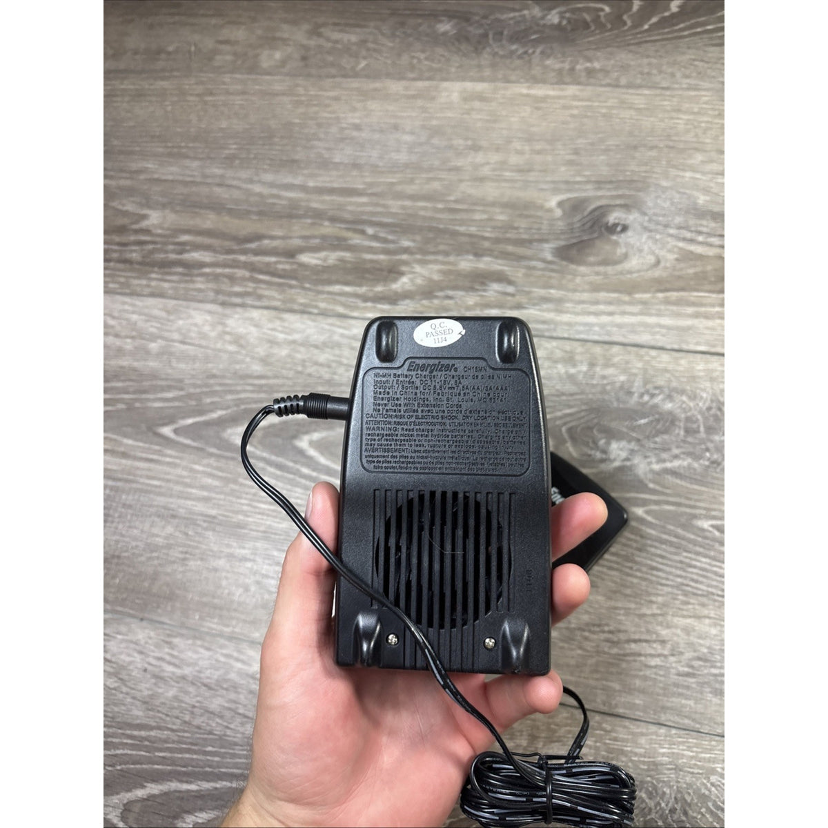 Energizer CH15MN 15 Minute AA & AAA NiMH Fast Battery Charger With Cord S4