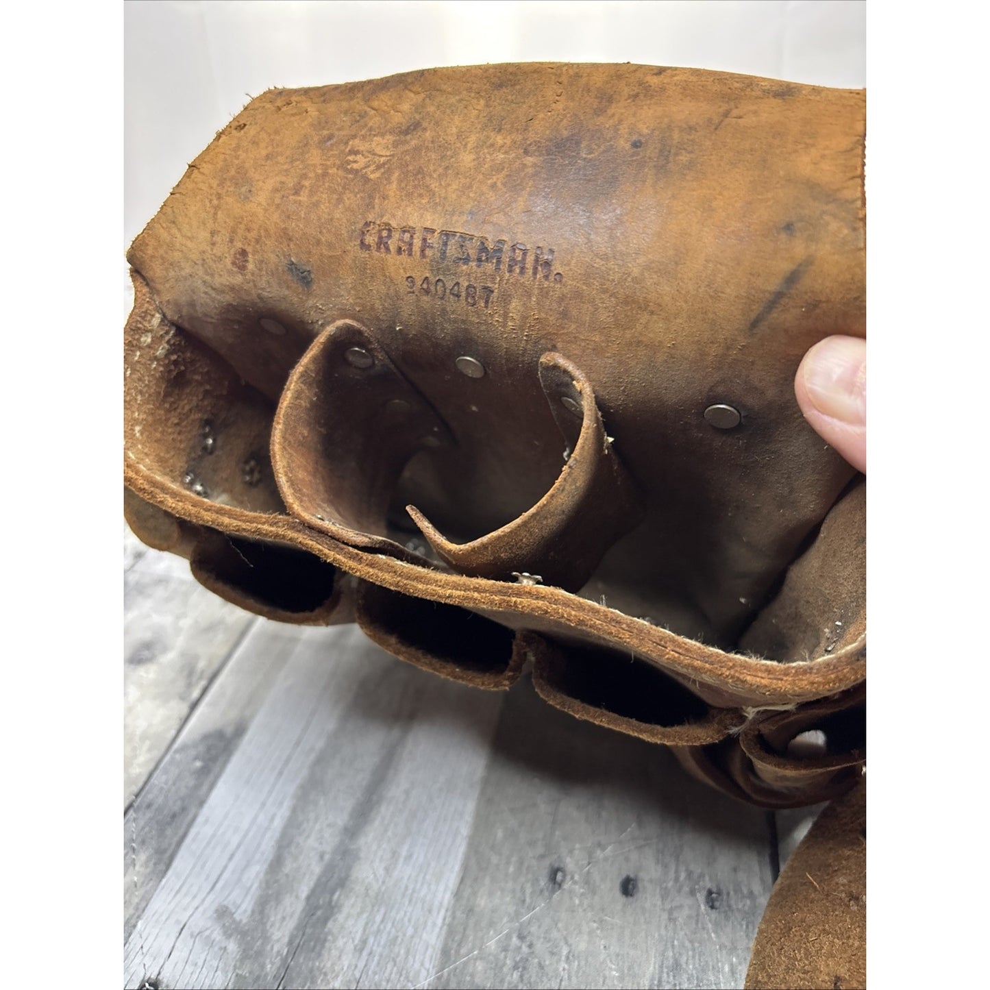 Vintage Craftsman Leather Tool Belt #940487 Vintage Cowhide