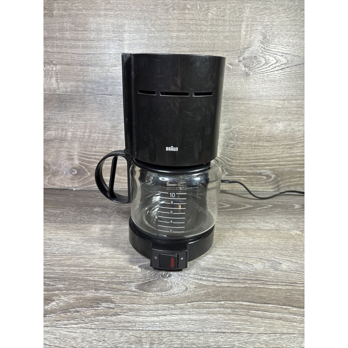 Braun Aromaster KF 400 10 Cup Coffee Maker Black Type 4085 w/ Flavor Seal Carafe