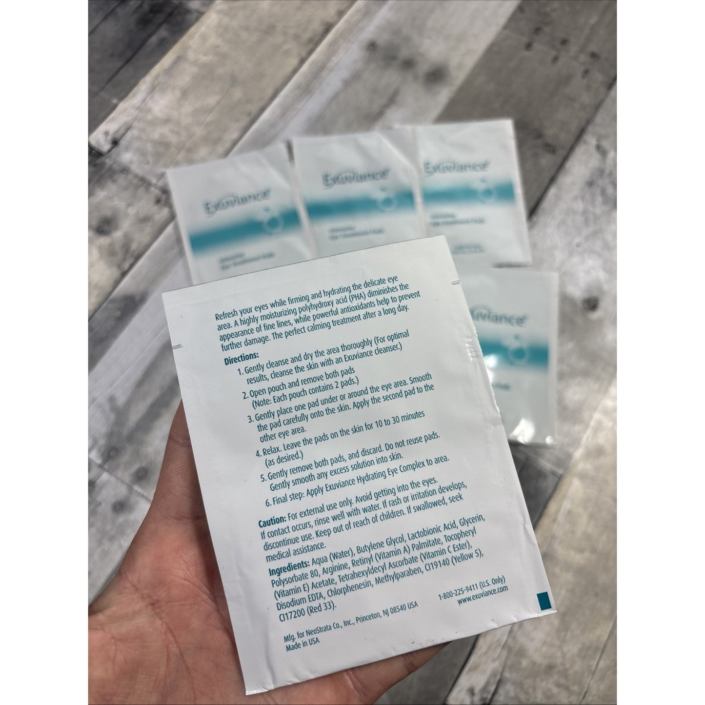 Exuviance Intensive Eye Treatment Pads (Anti-Aging) - Bundle Of 8 Pouches 2.5ML