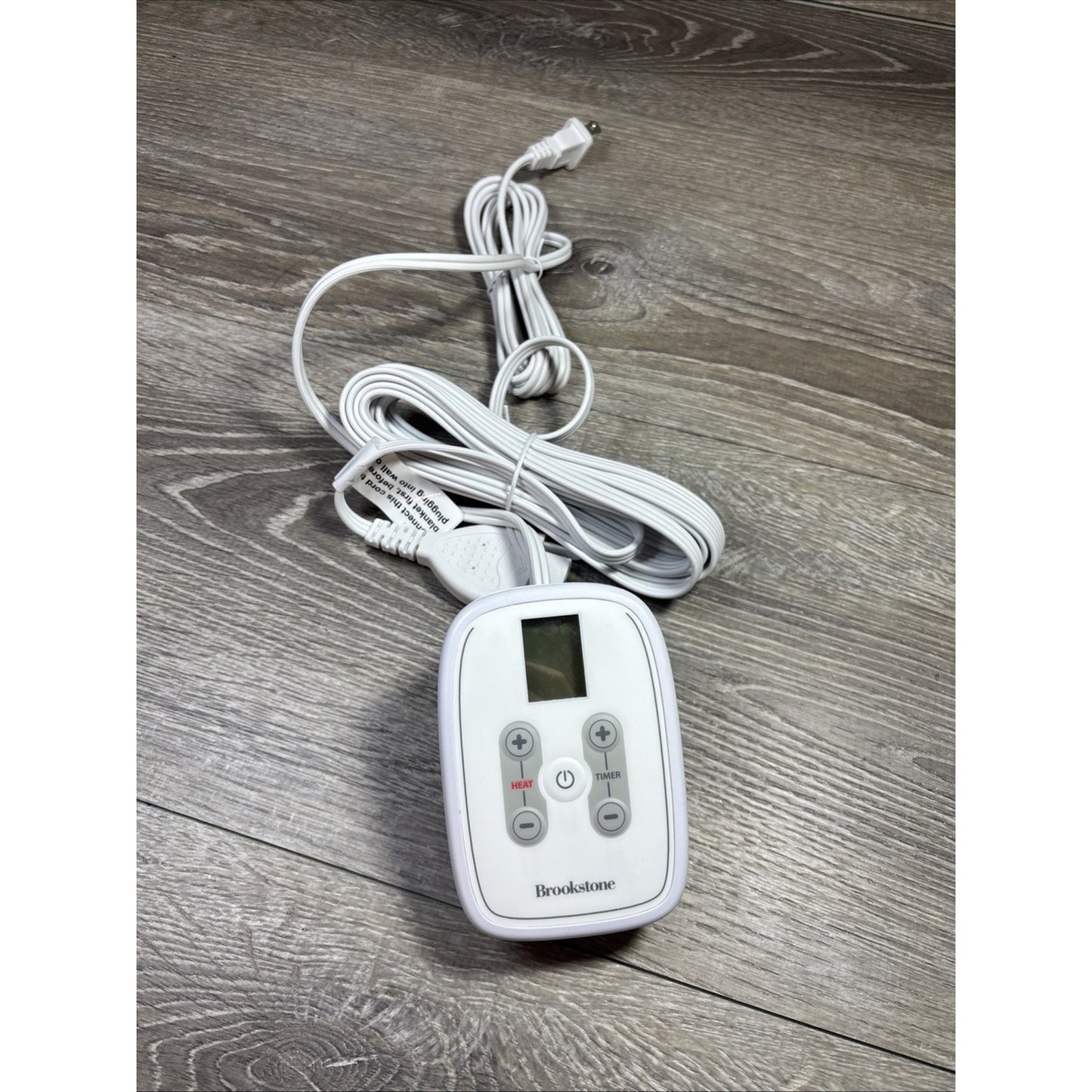 Brookstone LL-A16-10BL Heated Blanket Controller Timer 3-Prong Cord TESTED