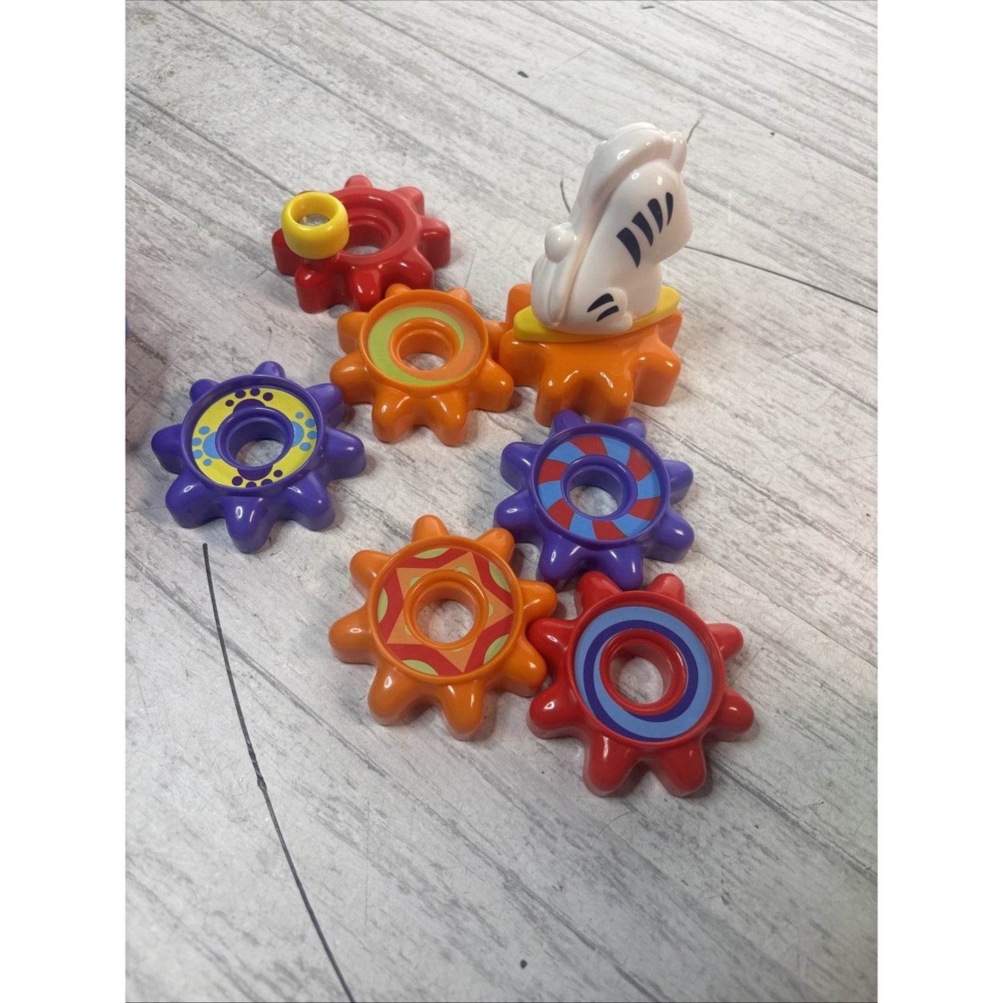 VTech GearZooz Roll and Roar Animal Train Musical Gears Smart Play WORKS