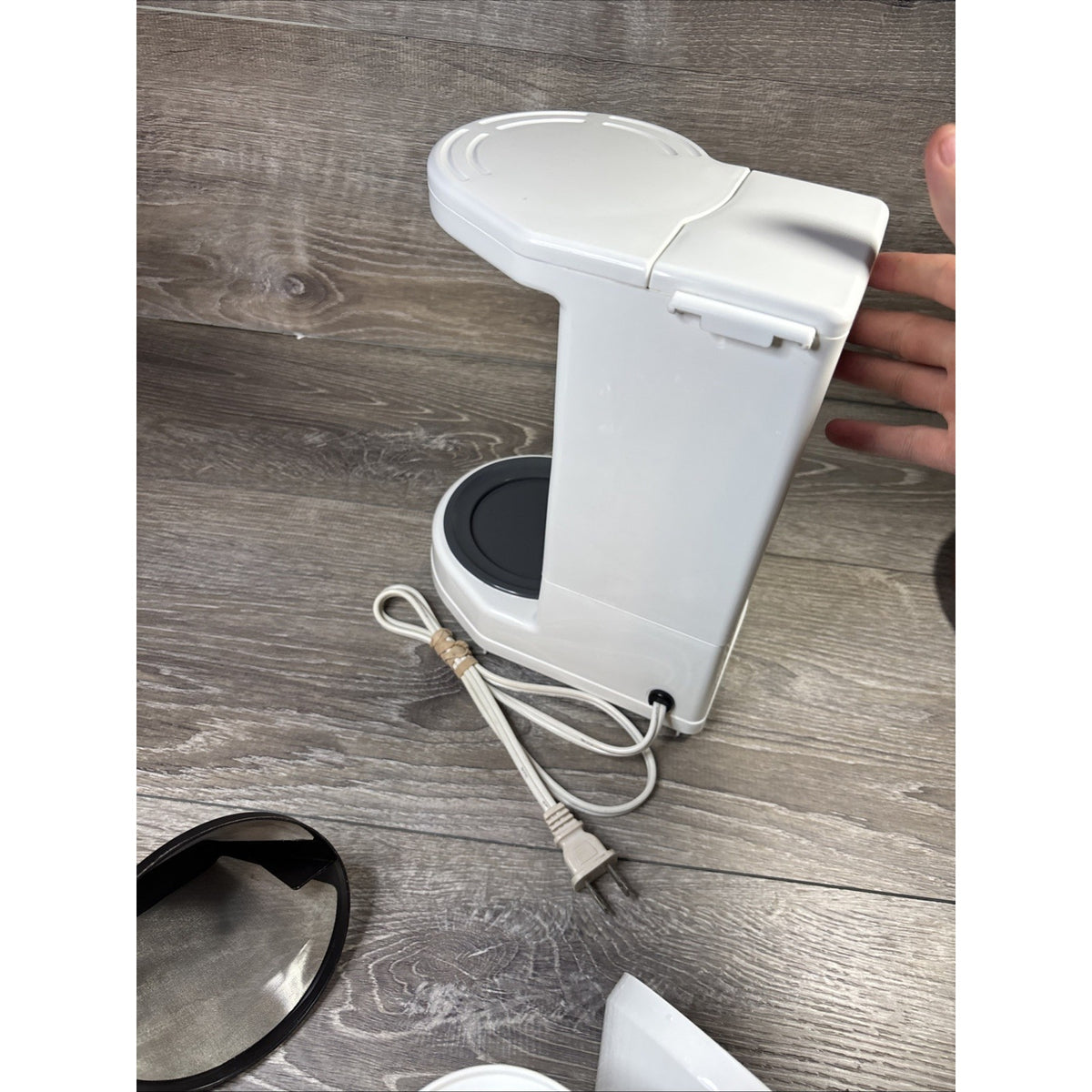Melitta Gevalia Kaffe Coffee Maker 4 Cup Model BCM-4C White Vintage 1991 Clean