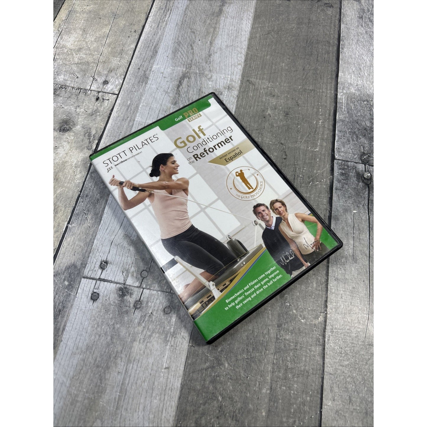 STOTT PILATES: GOLF Conditioning on the Reformer Golf Pro Series VGC Disc Clean