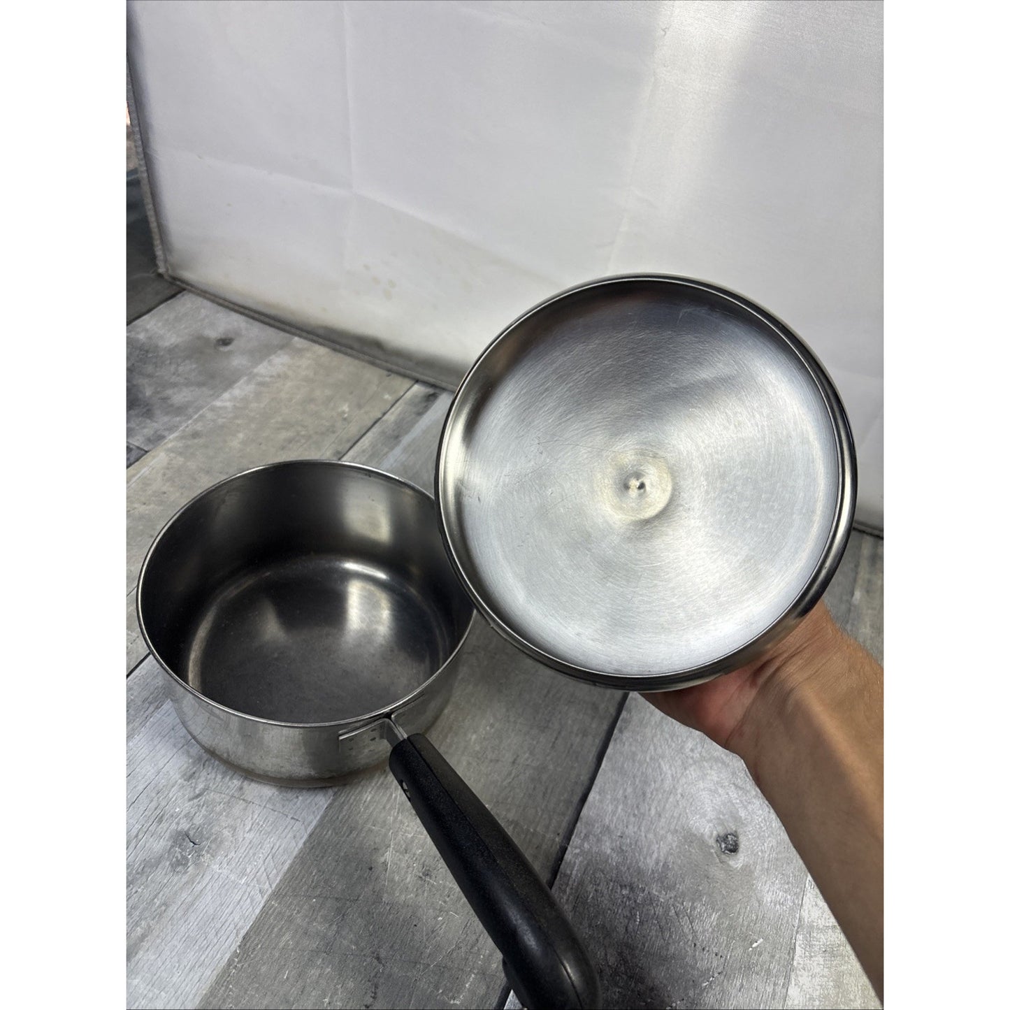 Revere Ware 1801 Copper Bottom 1 Qt Sauce Pan with Lid