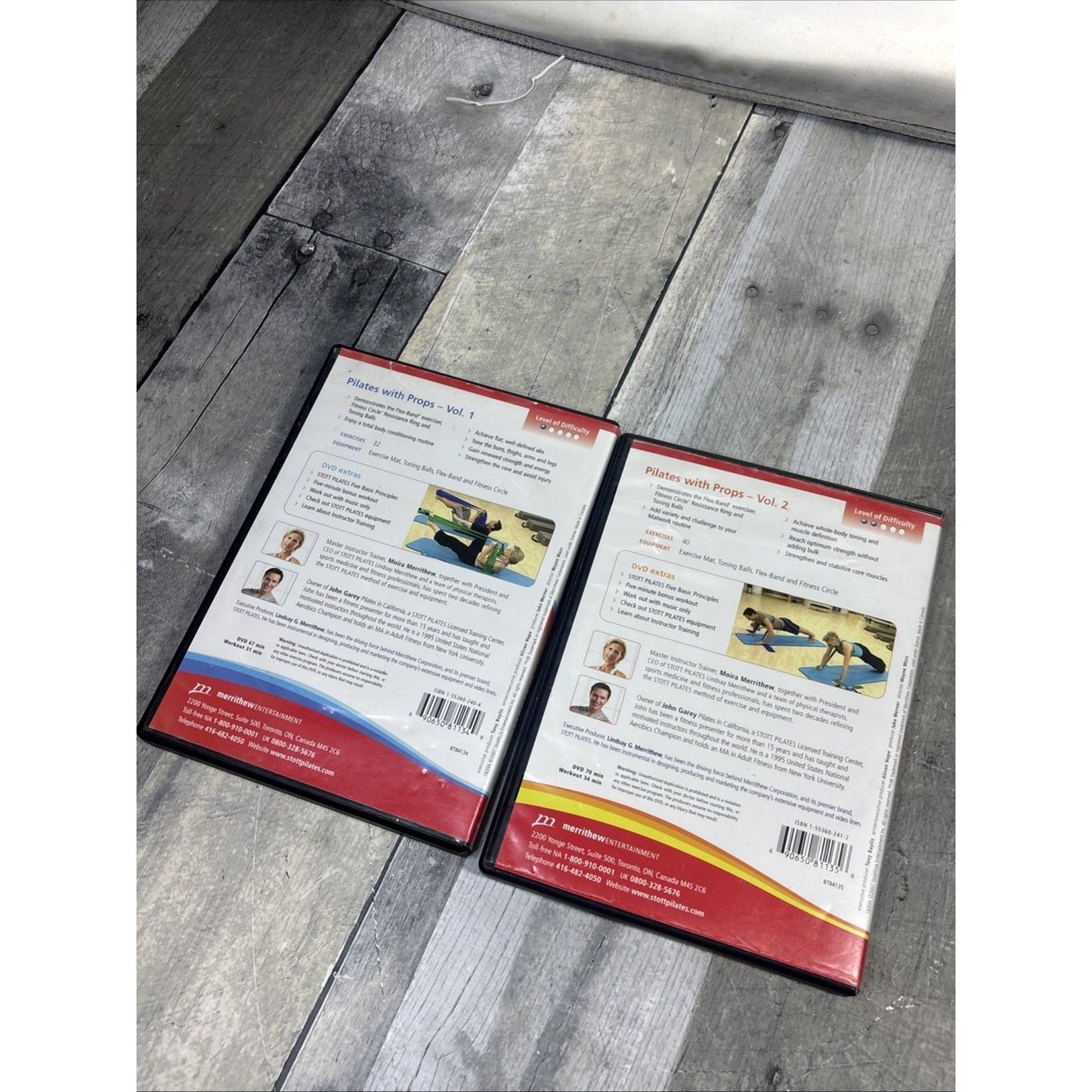 STOTT Pilates Strength & Agility Series Pilates with Props Vol. 1 & 2