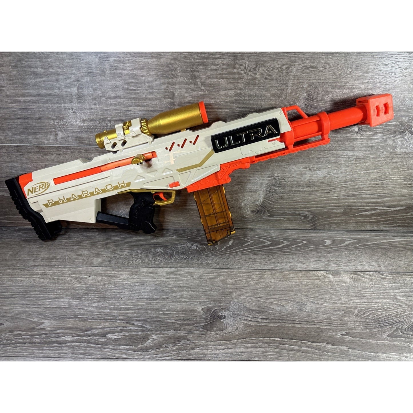 NERF Ultra Pharaoh Dart Blaster White/Orange/Gold
