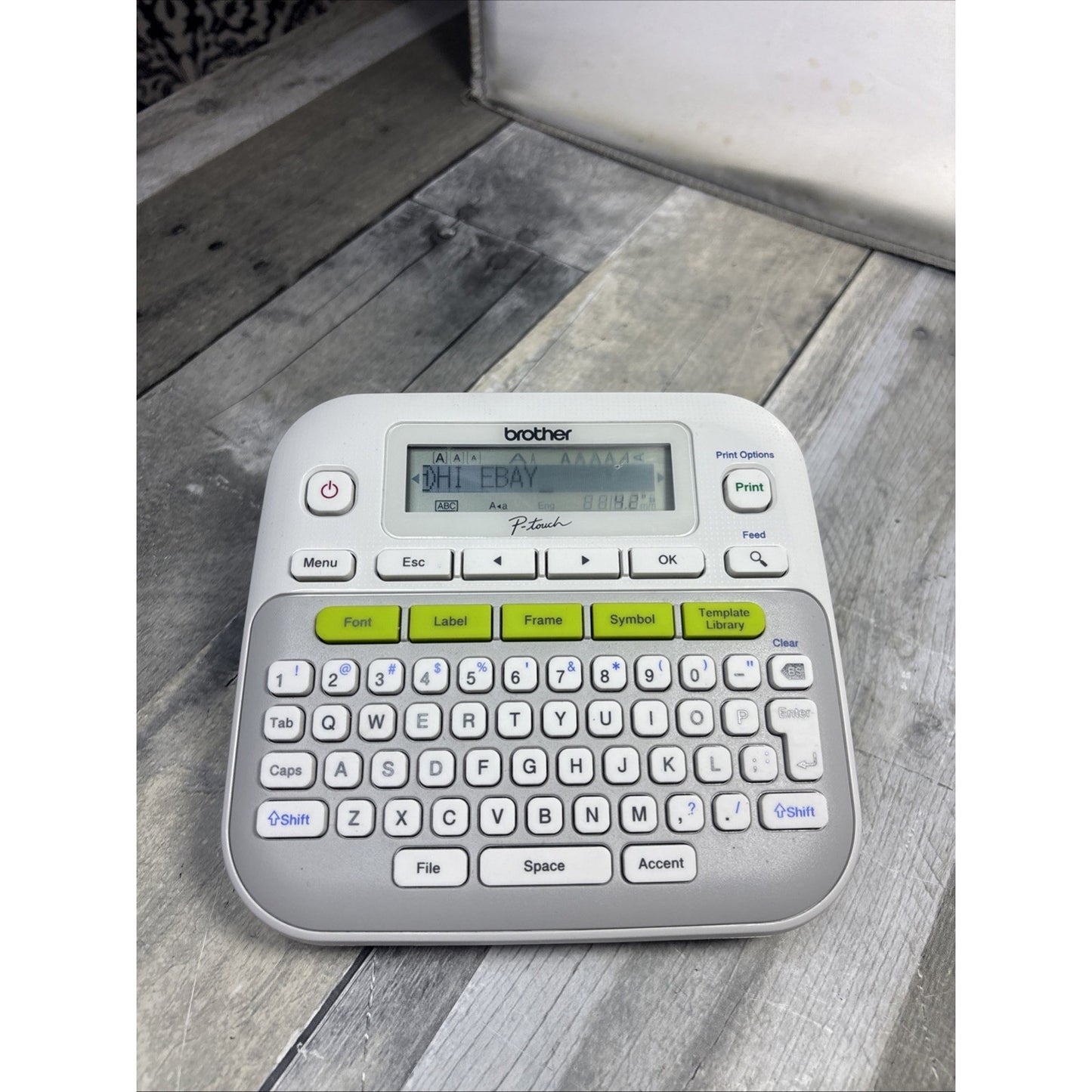 Brother P-Touch PT-D210 Handheld Label Maker Fully Functional