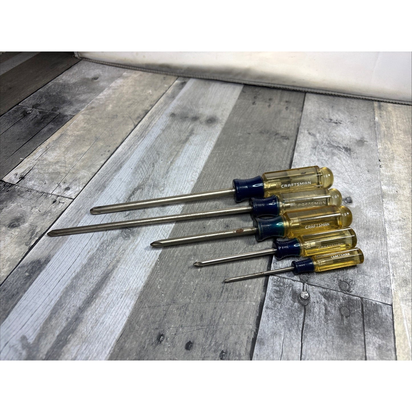 Craftsman USA Phillips Screwdriver Set ( Lot 5 Vintage ) 41293-41297 WF
