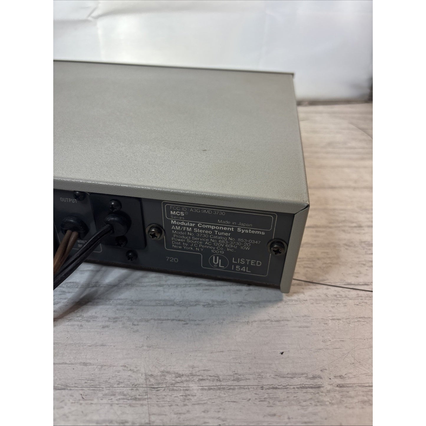 Vintage MCS Series 3730 Mini FM/AM Stereo Tuner Tested And Working!!