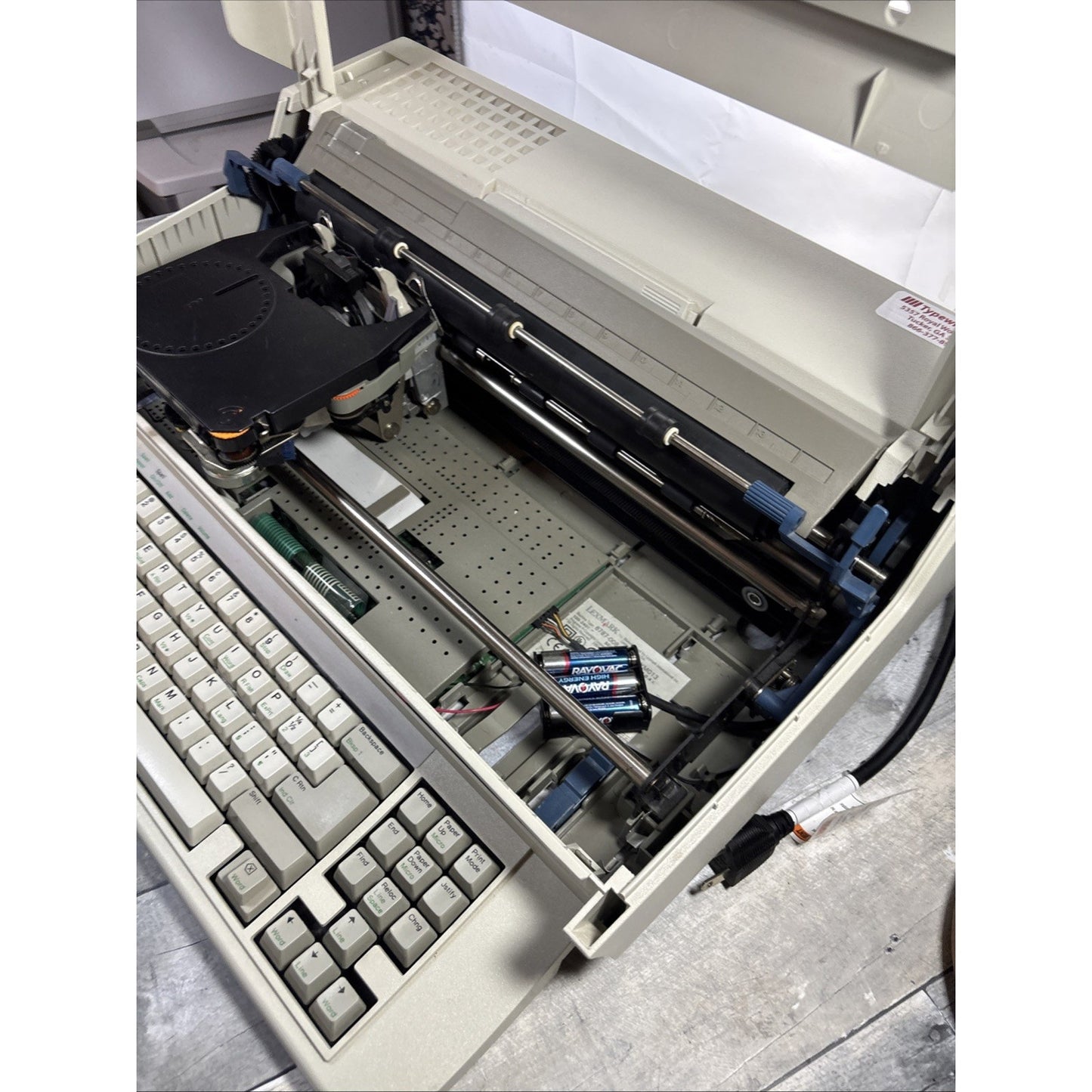 IBM Wheelwriter 3500 Lexmark Electronic Typewriter TESTED W/ Manual
