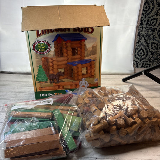 Lincoln Logs - Grand Pine Lodge - Incomplete
