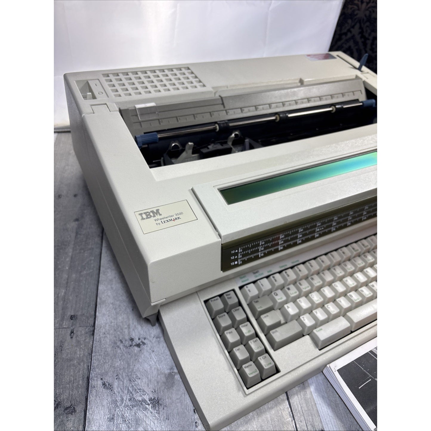 IBM Wheelwriter 3500 Lexmark Electronic Typewriter TESTED W/ Manual
