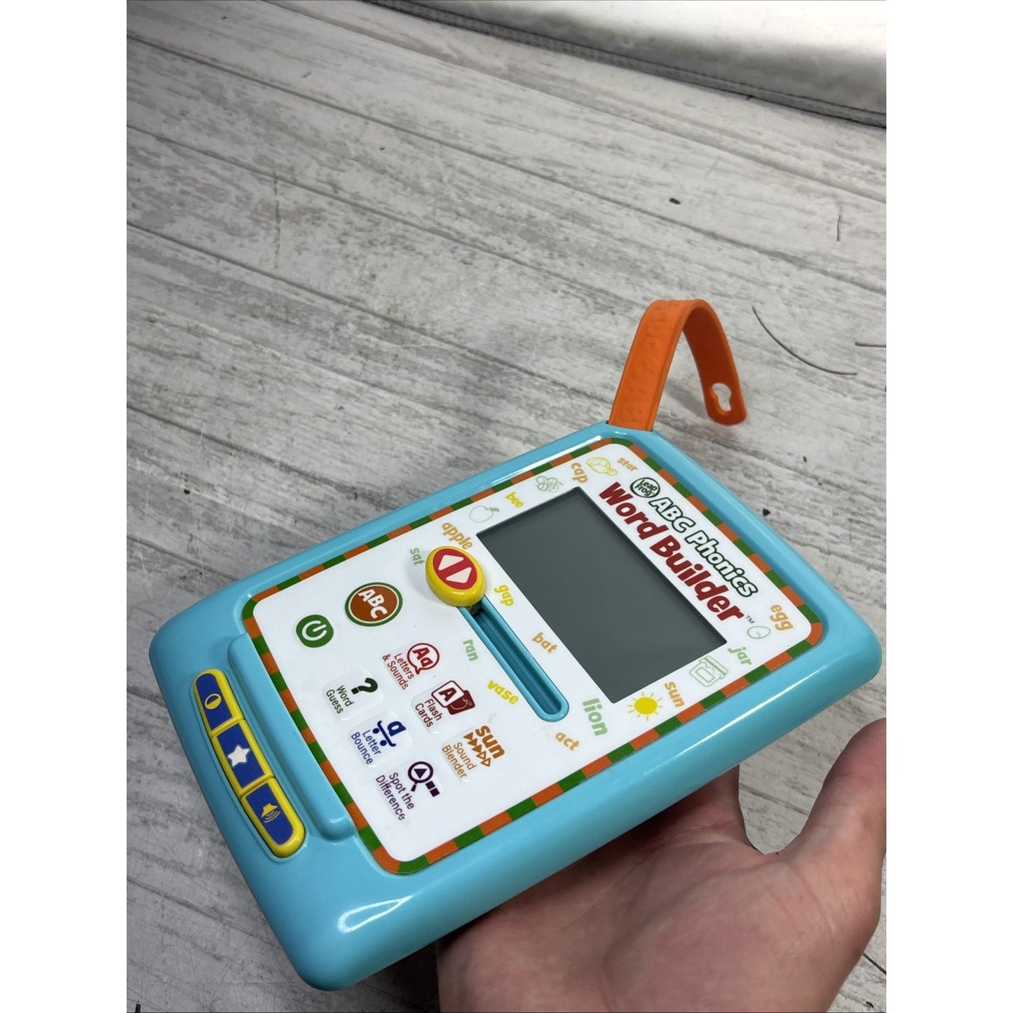 LeapFrog ABC Phonics Word Builder w/ Three Double Sided Activity Cards WORKS
