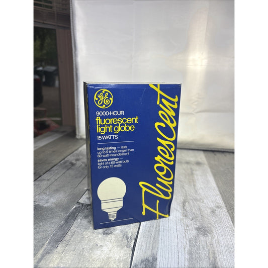 GE 9000 Hour 15 WATT Energy Saving Fluorescent Light Bulb Standard Base FLB15