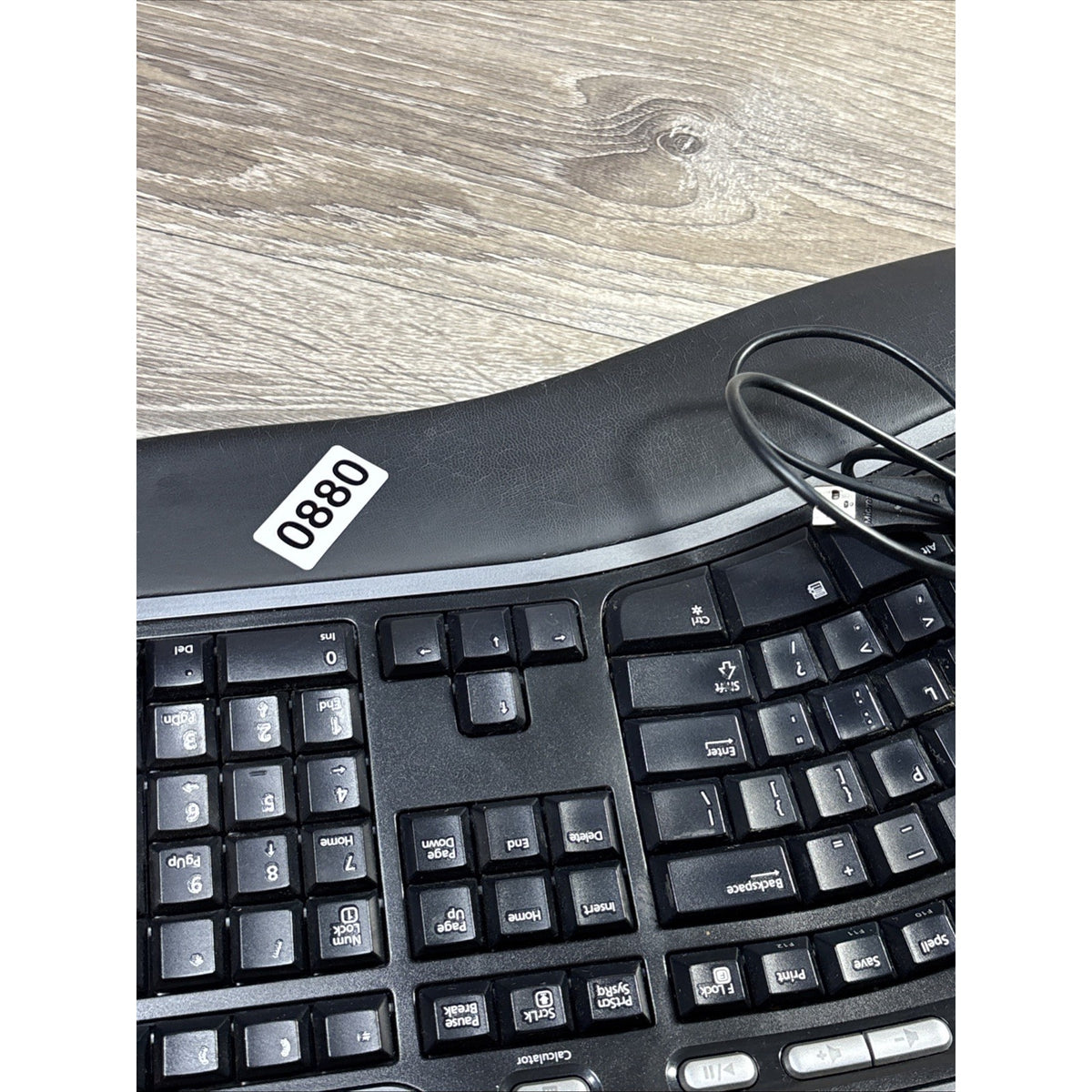 Microsoft Natural Ergonomic Keyboard 4000 v1.0 USB Wired Black Gray KU-0462