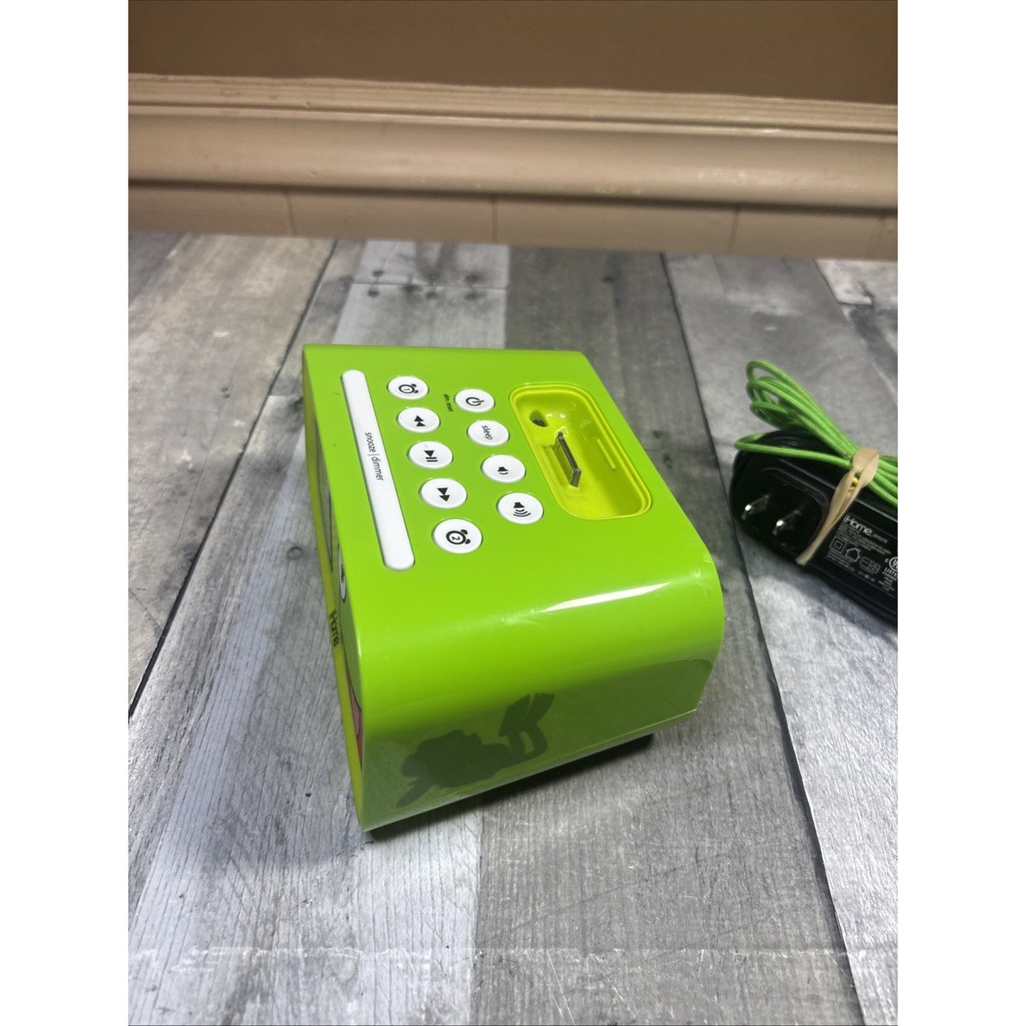 iHome Alarm Clock w/ iPod Dock Kermit DK-H22 RARE Tested & Working w/ Cables