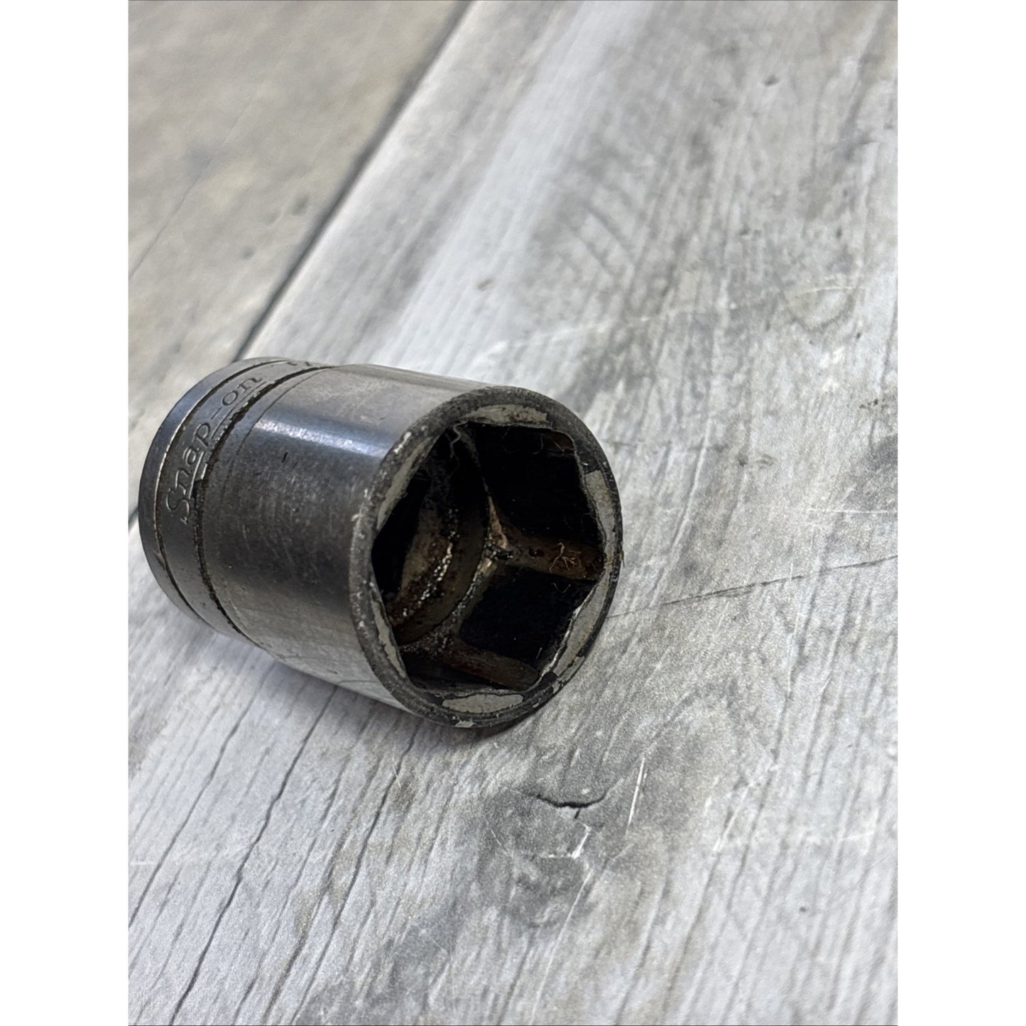 Snap-on TW281 7/8" SAE Flank Drive Shallow Socket 1/2" Drive 6 Pt USA VTG