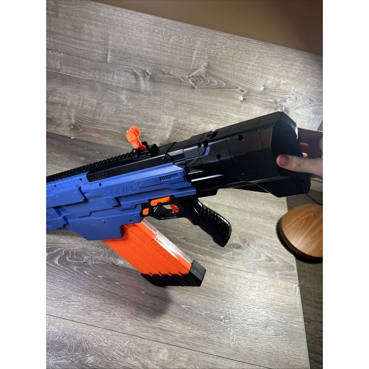 Nerf Blue Rival Electric Gun Blaster Khaos MXVI-4000 W/ Magazine
