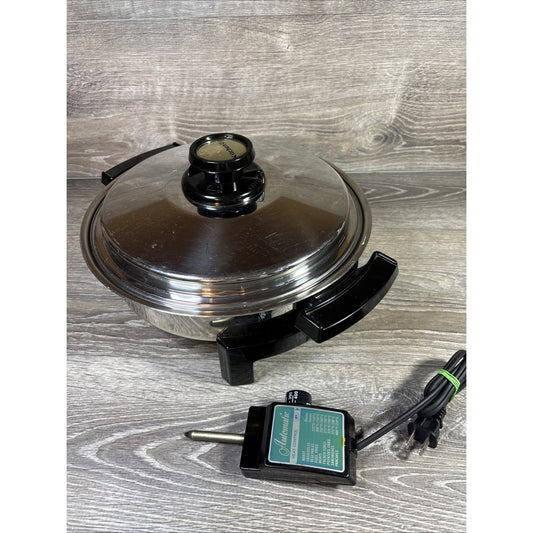 Kitchen Craft by West Bend -Electric Skillet Liquid Core 11.5" EUC