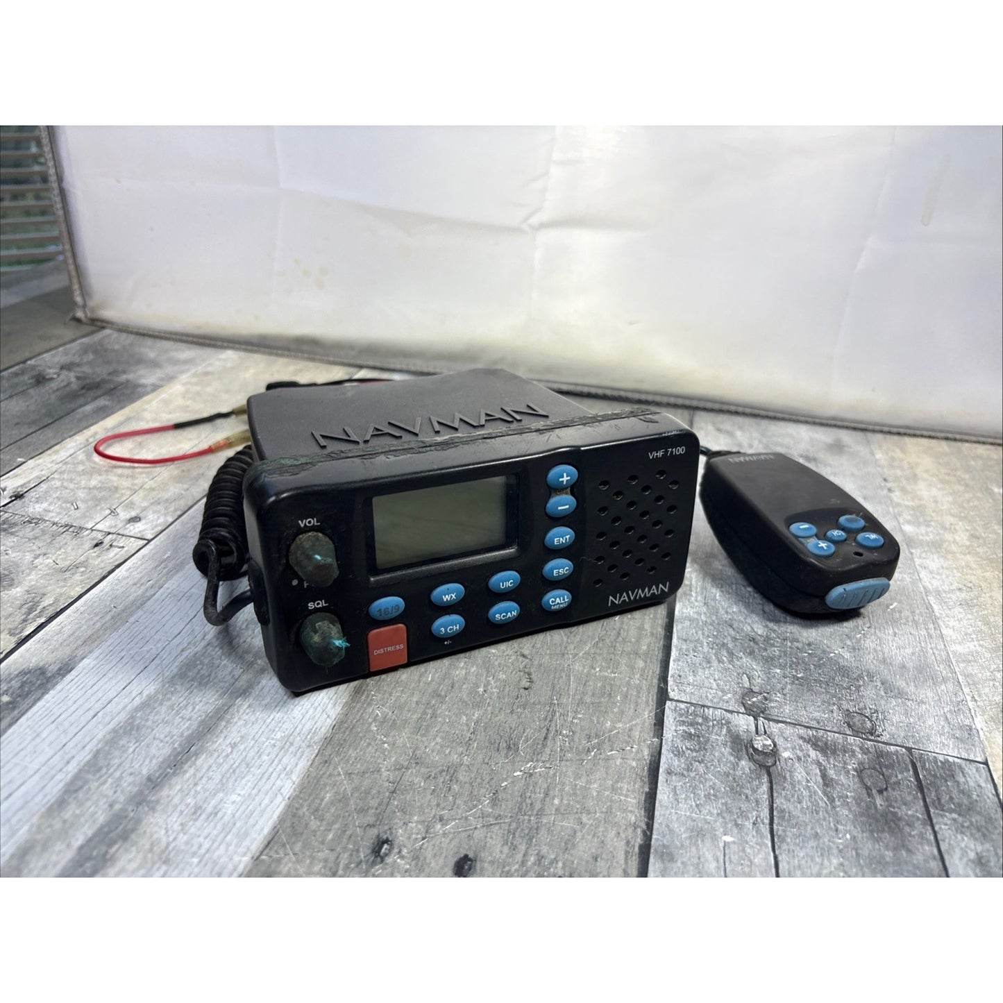 NAVMAN VHF 7100 Marine Radio Transceiver Handset VHF7110 EU Northstar Explorer