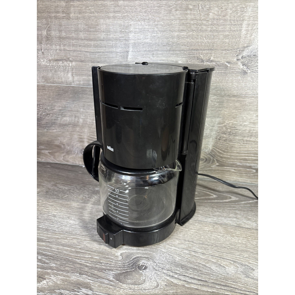 Braun Aromaster KF 400 10 Cup Coffee Maker Black Type 4085 w/ Flavor Seal Carafe